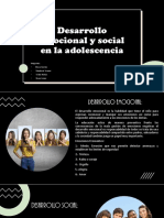 Desarrollo Emocional y Social en La Adolescencia y Etapas de Erikson