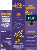 Te Invito A Nuestra Fista de Halloween