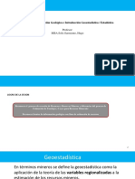 Semana 1 - Introduccion A Geostatistica