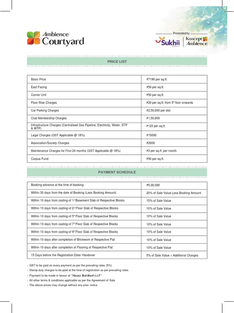 AMC - Price Sheet 050522 | PDF