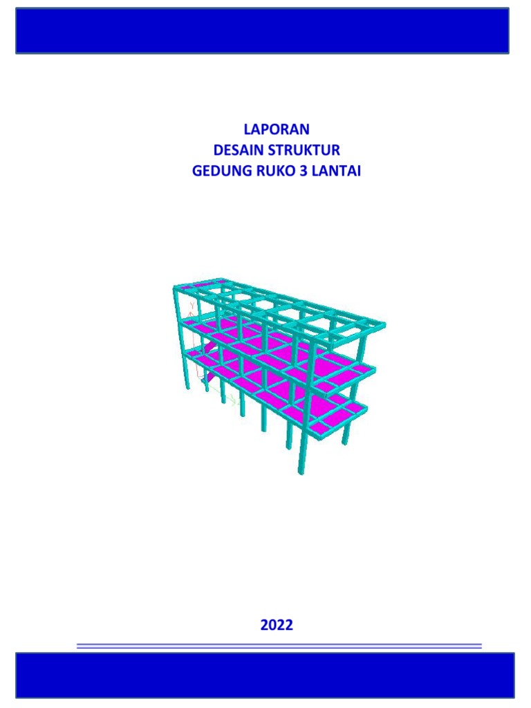 Desain Struktur Ruko 3 Lantai 2022 | PDF