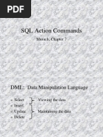 SQL Action Commands: Murach, Chapter 7