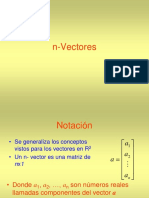 Clase 10. N-Vectores