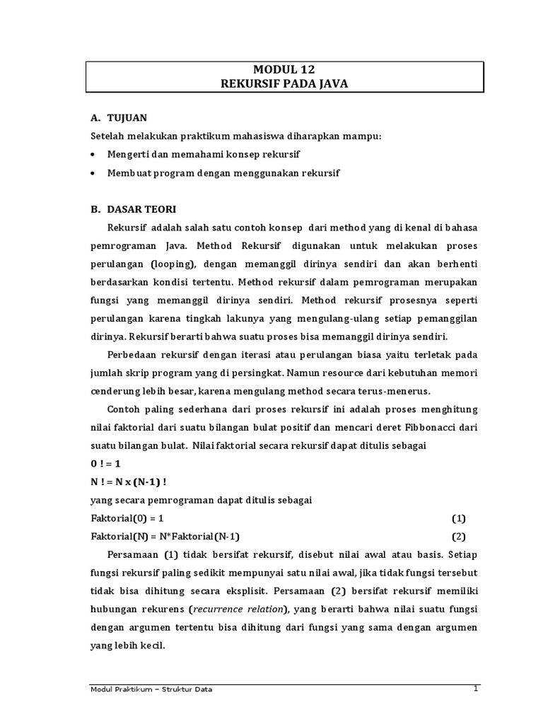 Modul 12 SD | PDF