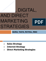 Sales, Digital, and Direct Marketing Strategies: Maria, Tasya, Royhul, Rino