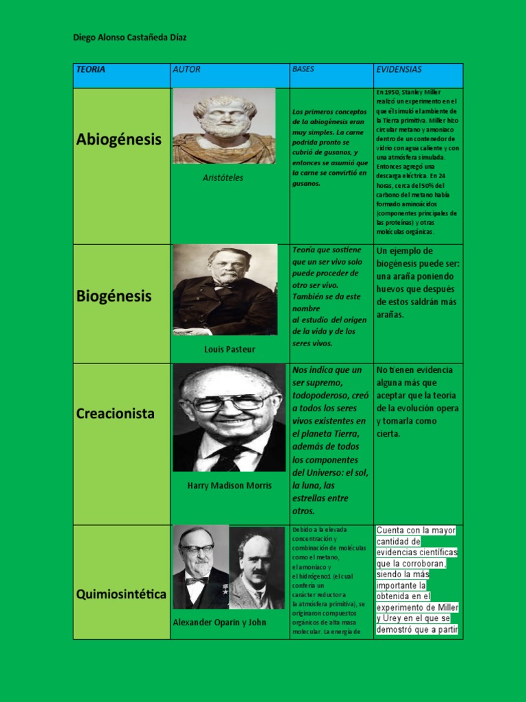 Teorias de La Vida | PDF | Naturaleza | Ciencias fisicas