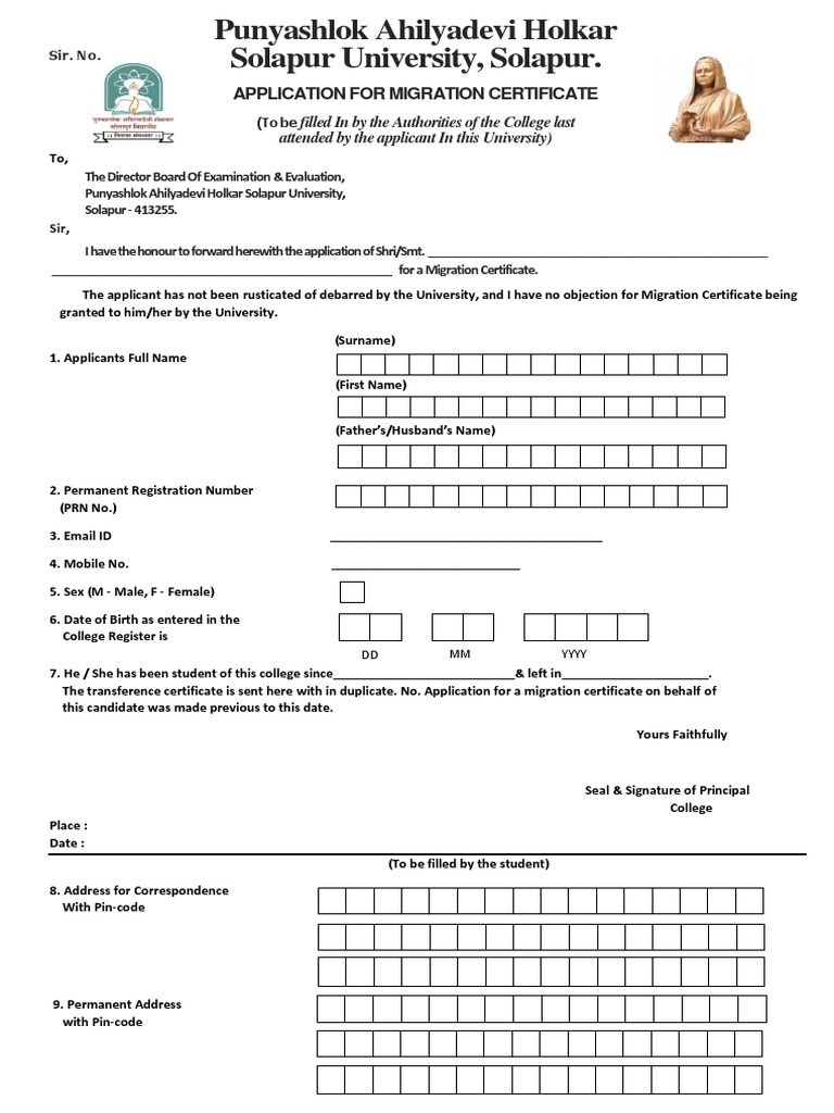 6 migration form pdf pdf