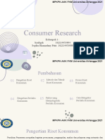 Perilaku Konsumen - Consumer Research