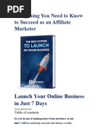 Everything You Need To Know To Succeed As An Affiliate Marketer