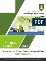 Laporan Akhir: Inventarisasi Bahan Perusak Ozon (BPO) Kota Surakarta Tahun 2019