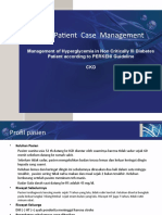 Contoh Management of Hyperglycemia in Non Critically LLL Diabetes Patient According To PERKENI Guideline - CKD