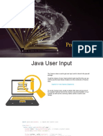 ProgLesson4 Java User Input