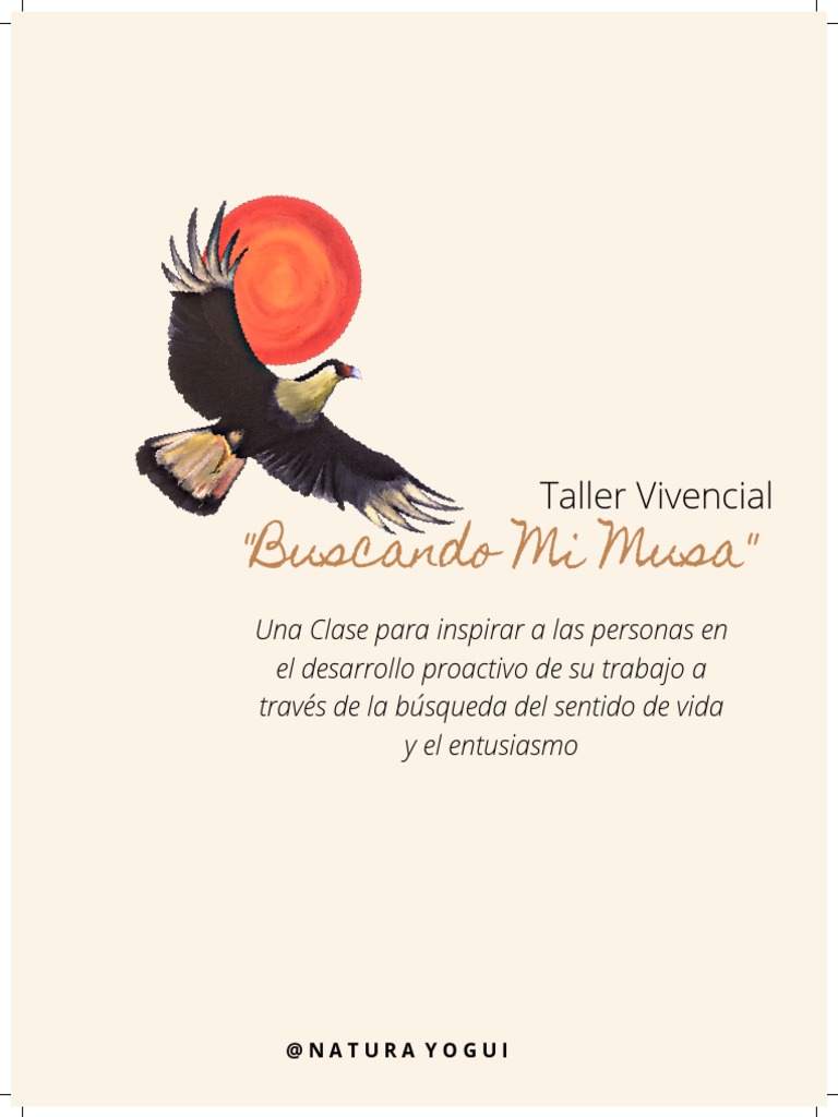 Taller Vivencial Buscando Mi Musa | PDF | Experiencia | Las emociones