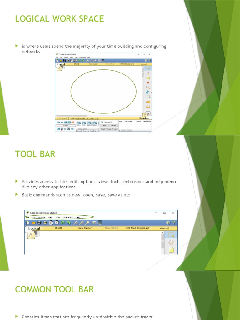 Cisco Packet Tracer Interface | PDF