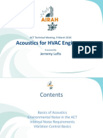 Acoustics For HVAC Engineers Jerremy Lofts