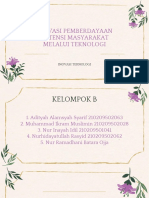 Kelompok B - PTIK F - Inovasi Teknologi