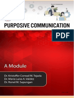 Module GEd 106 Purposive Communication PDF
