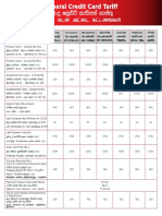 General Credit Card Tariff Leaflet July 20 V4