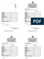 Temporary Grade Slip