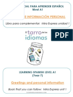 Saludos e Informacion Inicial ELTARRODELOSIDIOMAS