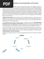 Notes On Philippine Criminal Justice System