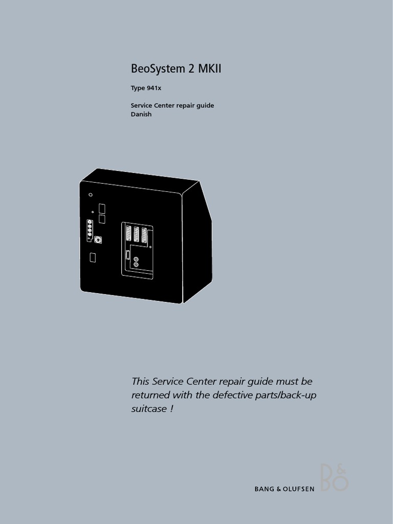 Beosystem2 MK2 | PDF