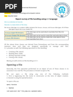 File Handling Using C++ Language