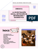 Unidad 2 - La Investigación Social - Detección de Necesidades y Diagnóstico