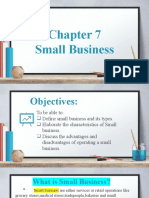 Chapter 7 Small Business