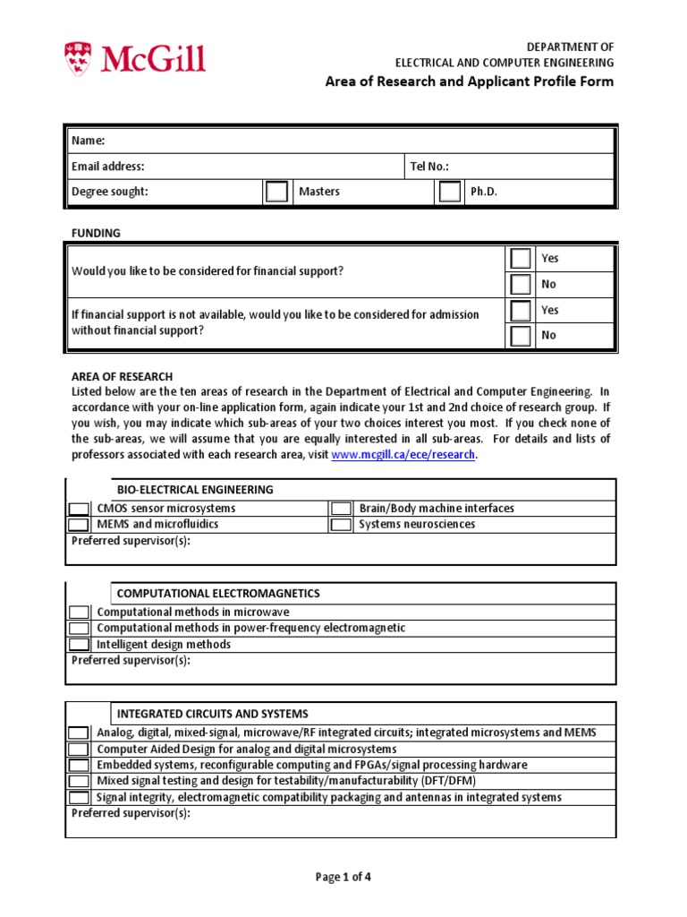 Arap Form | PDF | Photonics | Mixed Signal Integrated Circuit