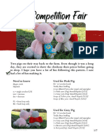 Crochet Pig Fair Amigurumi Free PDF Pattern