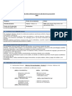 Tipo de Informe Psicopedagogico EVALUA