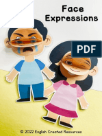 Face Expressions Copyright 2022 English Created Resources
