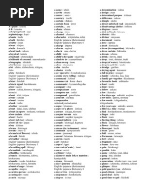 English Japanese Dictionary