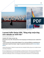 Larmet Inför Qatar-VM: "Slog Mig Varje Dag Och Rakade Av Mitt Hår" - SVT Sport