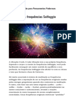 Frequências Solfeggio para equilíbrio e cura profunda