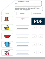 Ejercicio Diptongos e Hiatos 1