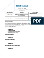 1° Ano Nem - Parciais - 2° Bimestre