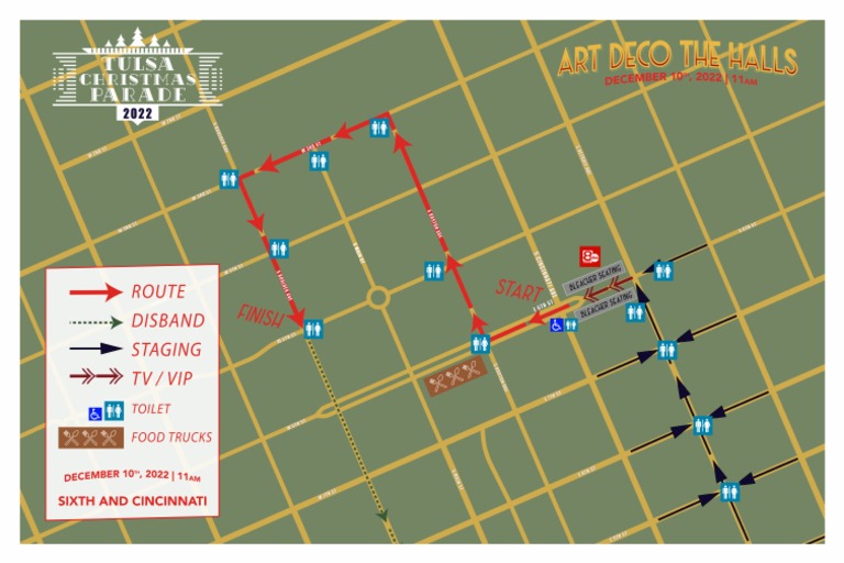 2022 Map Tulsa Christmas Parade PDF