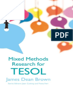 James Brown - Mixed Methods Research For TESOL-Edinburgh University Press - 1 Edition (November 5, 2014 (2014)