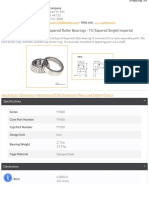 TaperedRollerBearings TS (TaperedSingle) Imperial