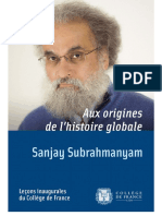 Subrahmanyam - Origines Histoire Globale