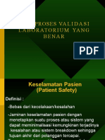 PERTEMUAN LURING 1 Validasi Hasil Pemeriksaan