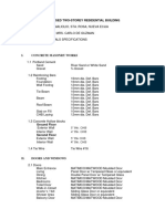 Material Specs (2-Storey 4 Bedroom Maloilo Project