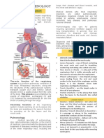 Medical Terminology of the Respiratory System