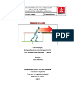 Trabajo Mecánico. Cálculo.
