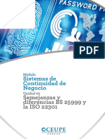 Mod2 - Unid2 - Semejanzas y Diferencias BS 25999 y La ISO 22301