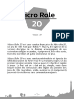 Micro Role 20 - A5 Pour Mobile