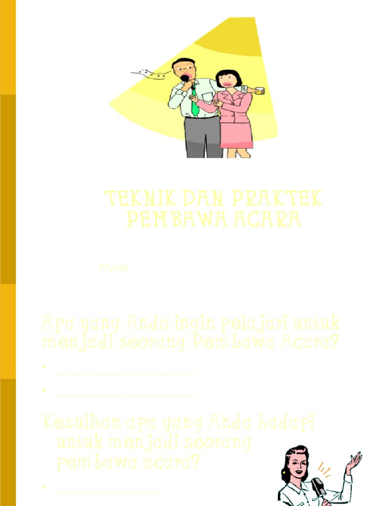 Pembawa Acara | PDF