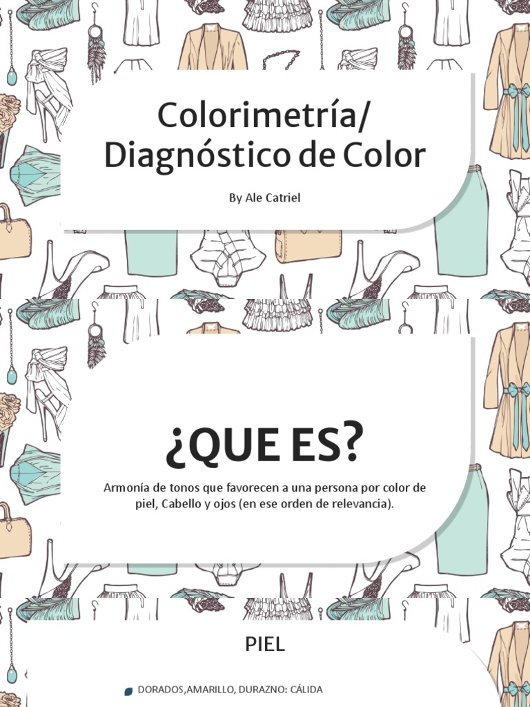 Colorimetría: Diagnóstico de Estaciones | PDF | Pelo | Rubio